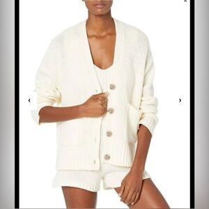 The DROP / Women’s Brigitte -Chunky cardigan Sweater / NWT